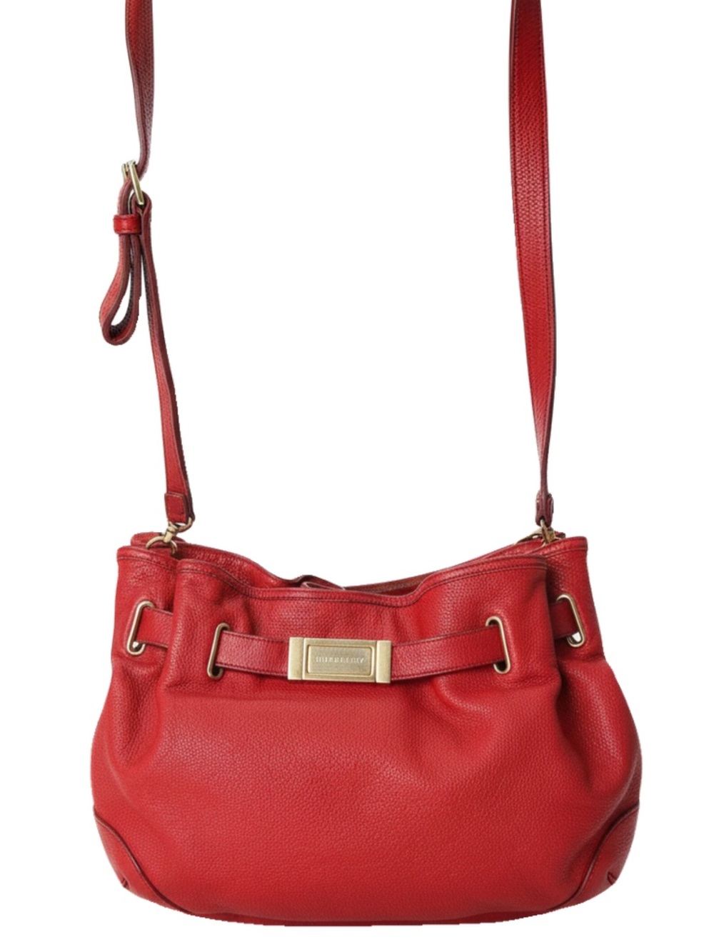 🛍️ Burberry Authentic Willenmore Leather Hobo/ Crossbody Bag